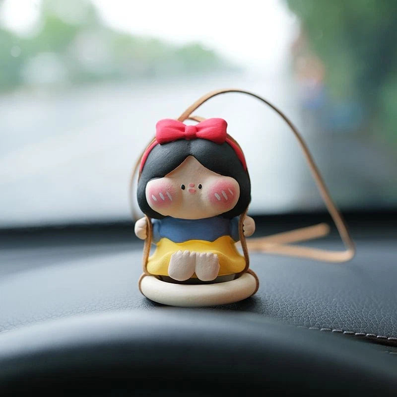 Car Hanging Ornament Interior Rearview Mirror Decor Pendant Ornament 07FC0E-D4 - KOEEK