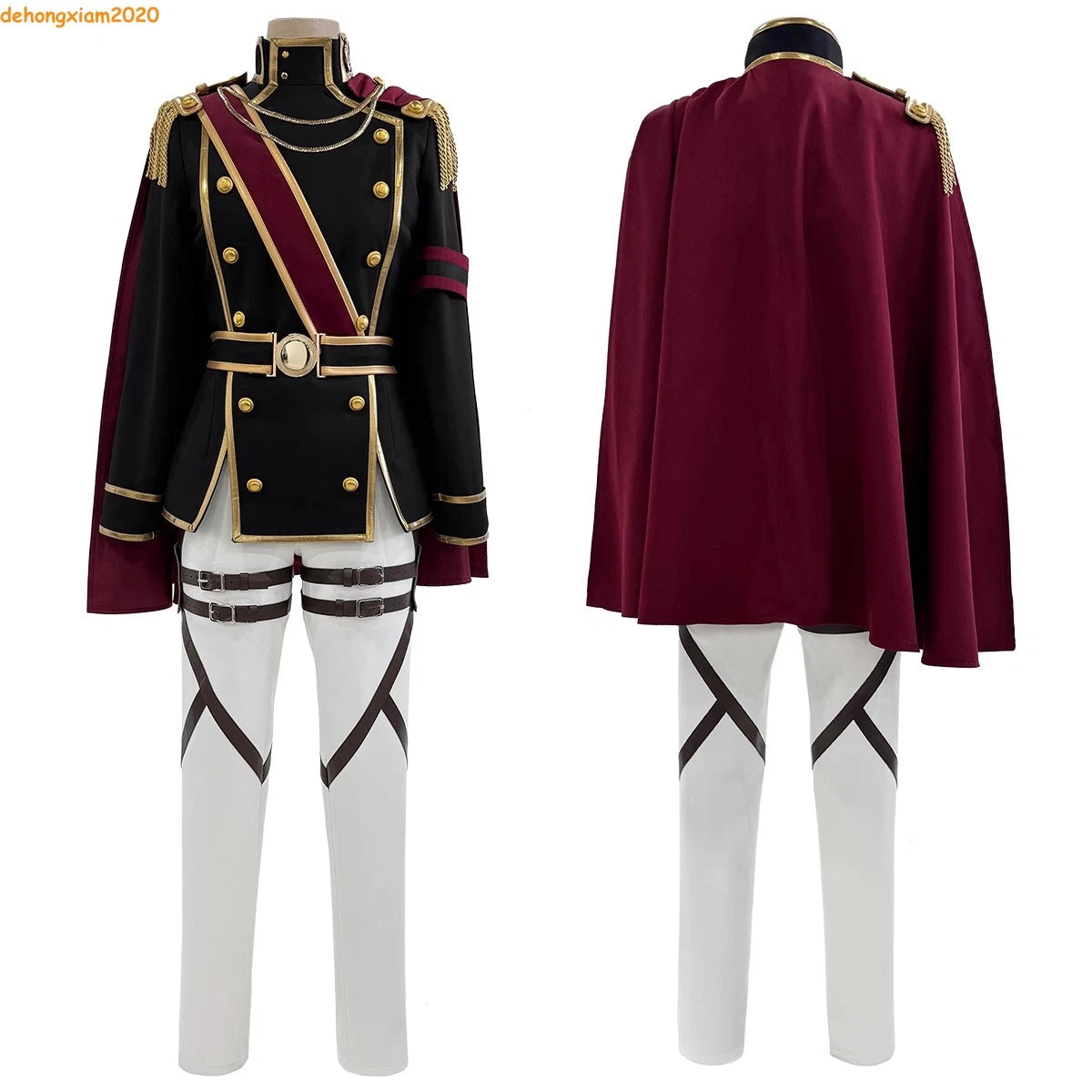 Attack On Titan Mikasa·ackerman Scout Regiment Men Cosplay Costume Coat Pants 07FC0E-D4 - KOEEK