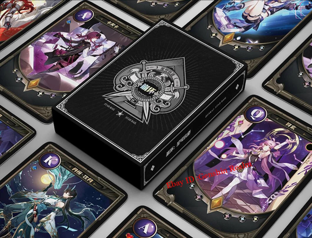 Anime Honkai: Star Rail Collection Poker Playing Game Fashion Girl Cards 07FC0E-D4 - KOEEK