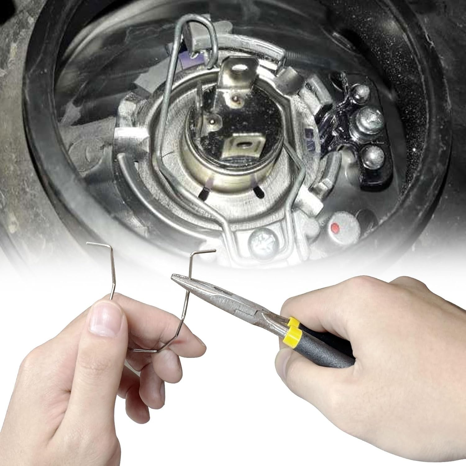 new Bulb Retaining Spring Clips for H3 24pcs Car Clip Bulb...