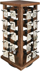 5-tier easy-to-assemble wooden rotating jewelry display tower 07FC0E-D4 - KOEEK