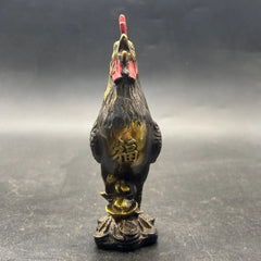 Bronze Rooster Money Ingot Rooster Home Zodiac Ornament 07FC0E-D4 - KOEEK