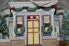 "Crystal Gardens" Conservatory in the box, with lights, Christmas city series 07FC0E-D4 - KOEEK