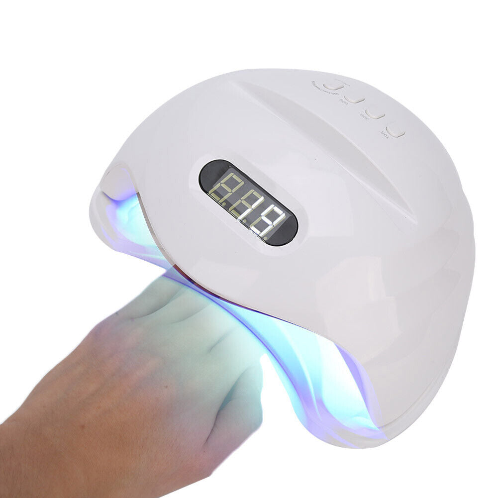 new 48W Dual Source UV Gel Nail Polish Dryer Lamp Nail Curing Machine(EU Plug) HGF koeek - KOEEK