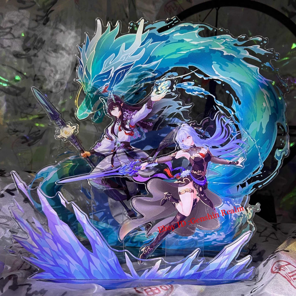Anime Honkai: Star Rail Jingliu Deluxe Acrylic Desktop Stand Figure Collection 07FC0E-D4 - KOEEK