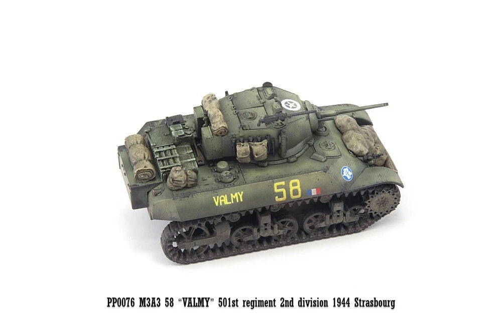 S-Model 1/72 French M3A3 "VALMY" 501st Regiment 2nd division 1944 Finished Model S-MODEL - KOEEK