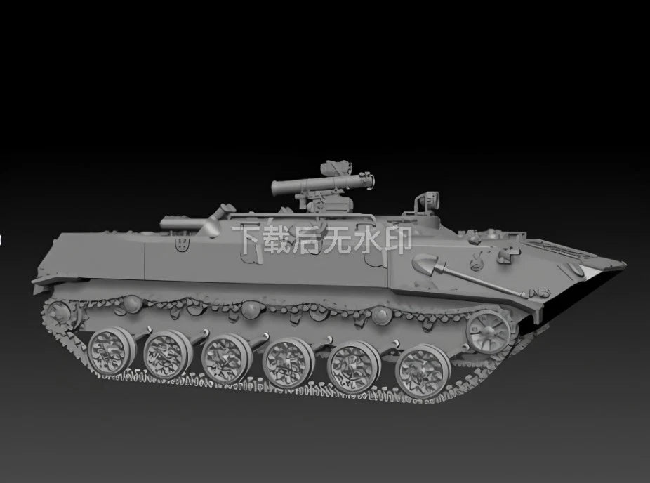 3D Printing 1/72 Soviet BTR-RD tank Model Unpainted 07FC0E-D4 - KOEEK