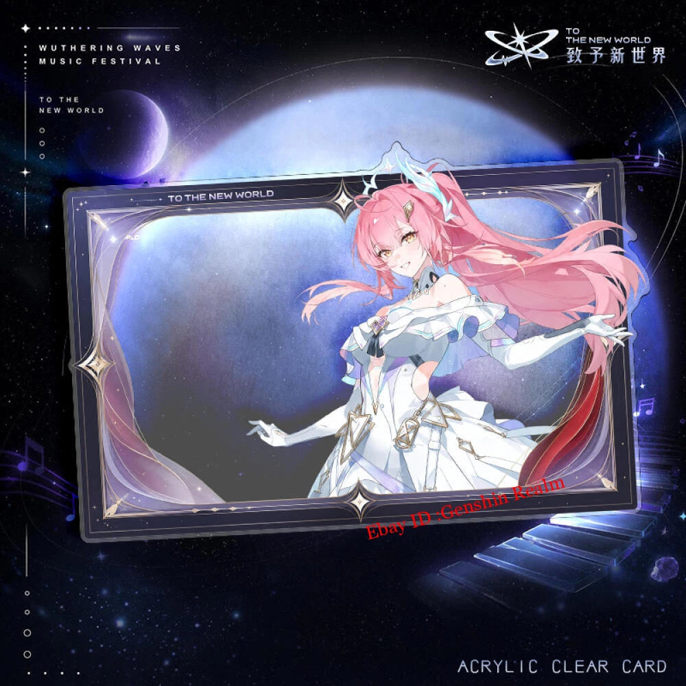 8Pcs/Set Anime Wuthering Waves Photo Prop Transparent Card Decor Collection Gift 07FC0E-D4 - KOEEK