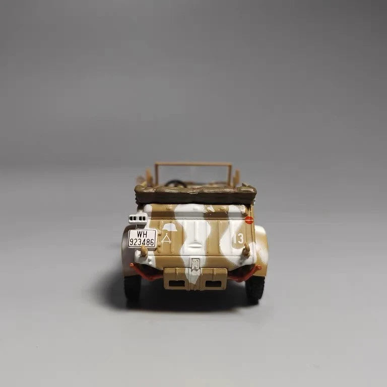 1:43 WWII German VW82 Kubelwagen Military Jeep Diecast Model Wehrmacht Display 07FC0E-D4 - KOEEK