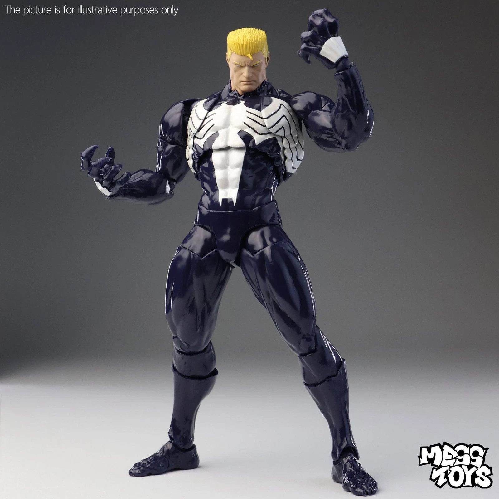 IN STOCK Mess Toys Venom Lethal Neighbor 1/12 Spider-Man Symbiote Action Figure MESS_TOYS - KOEEK