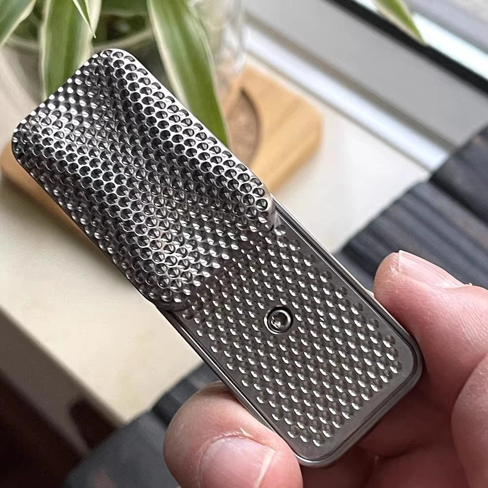 EDC Coral Titanium Alloy Unlimited Push Mechanical Haptic Slider Fidget Slider 07FC0E-D4 - KOEEK