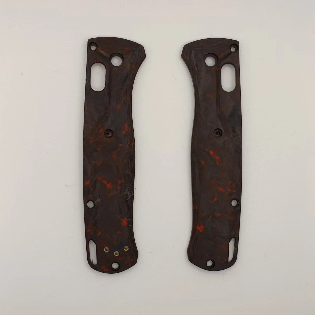 1 Pair Custom Made 3K Carbon Fiber Handle Scales For Benchmade Bugout 535 Knives 07FC0E-D4 - KOEEK