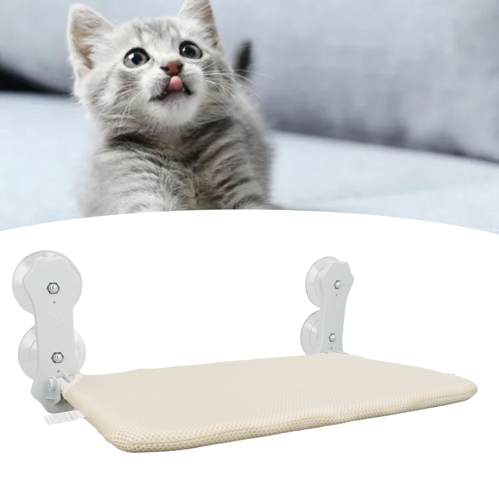 new Robust Frame Foldable Cat Window Beds Scratch Resistant Cat Lounger for Window koeek - KOEEK