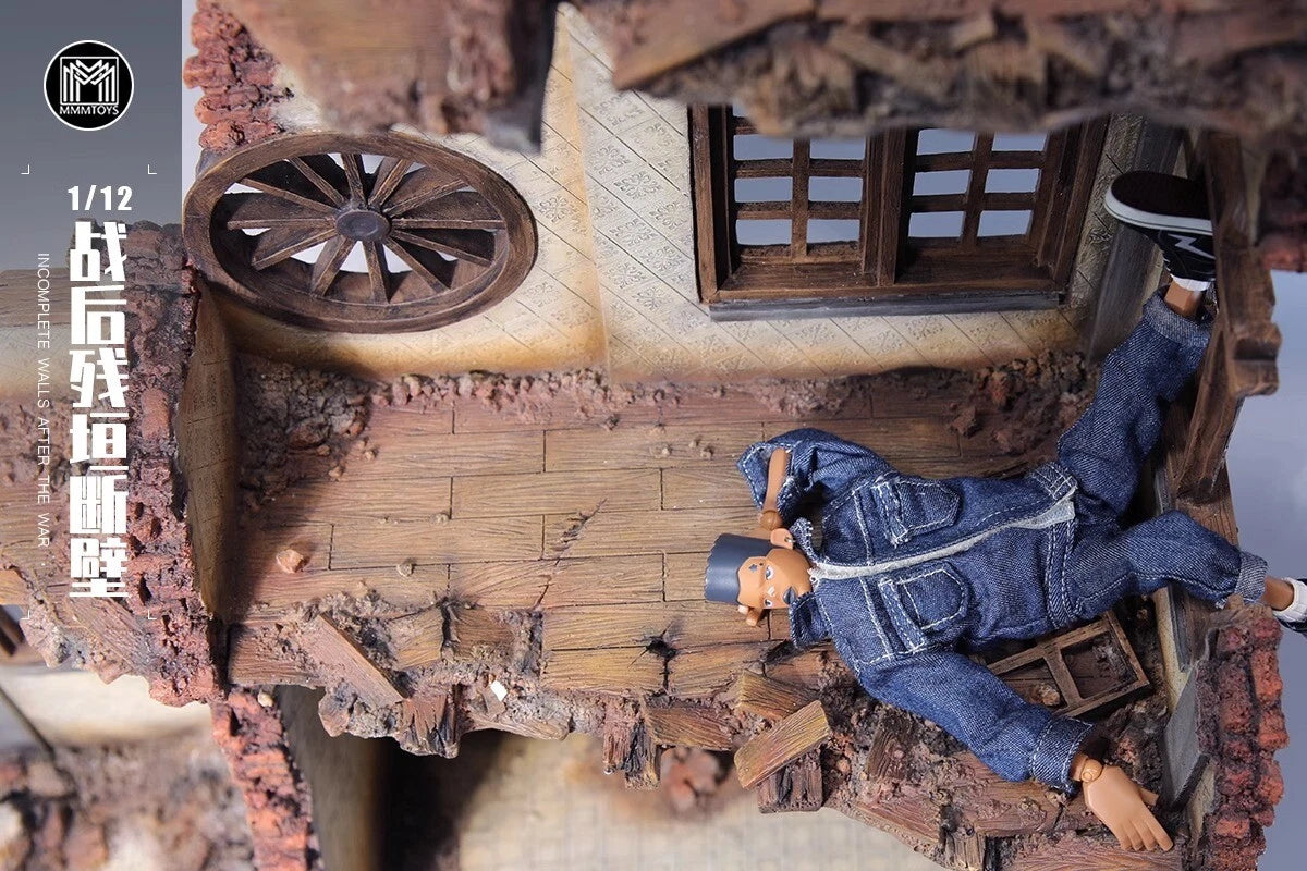 MMMTOYS 1/12 Incomplete Walls After The War Background for 6" Action Figure 07FC0E-D4 - KOEEK
