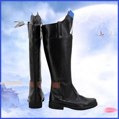 Customized Gepard Landau Shoes Honkai: Star Rail Men Cosplay Shoes Long Boots 07FC0E-D4 - KOEEK