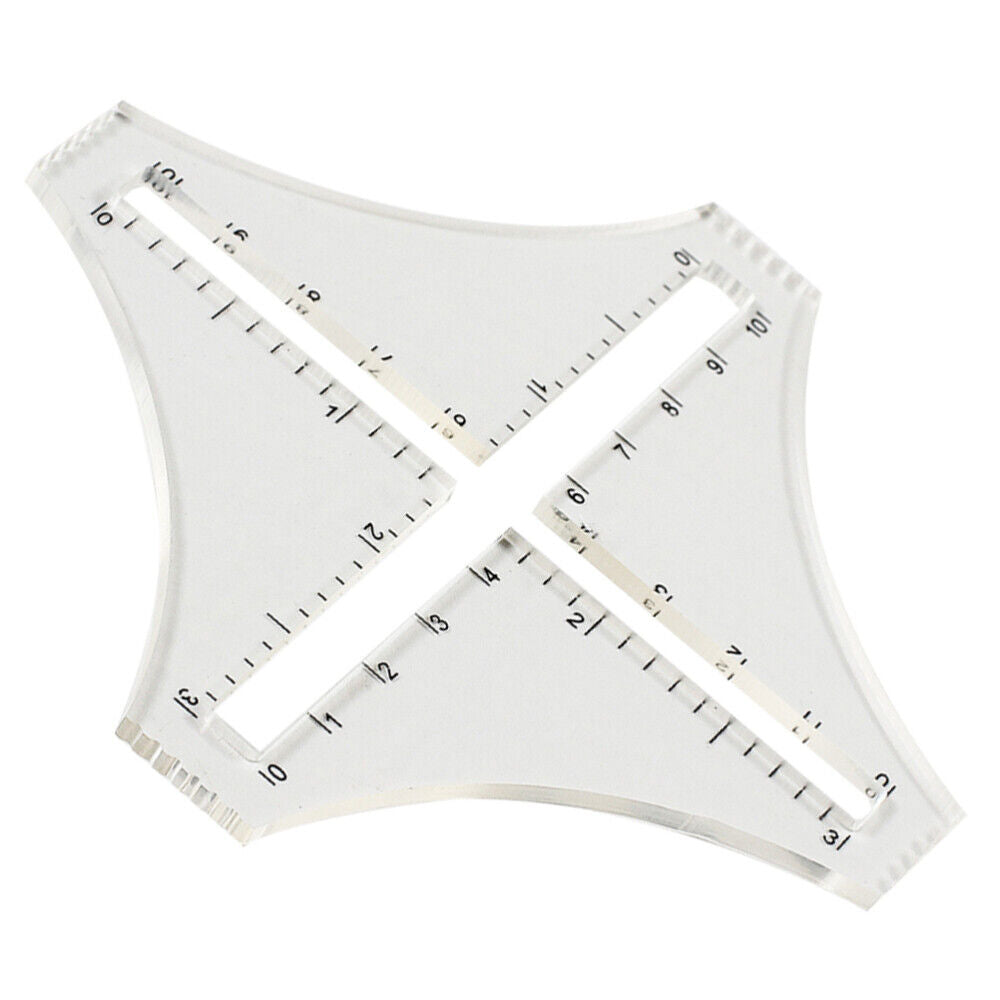 new  Household Quilting Templates Acrylic Density Ruler Durable Wool Sample Weaving koeek - KOEEK