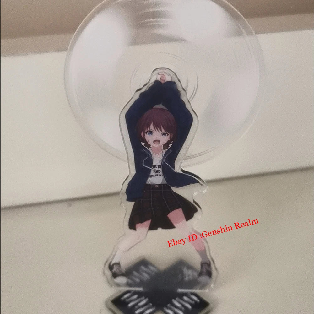 Anime GIRLS BAND CRY ISERI NINA Rotate Acrylic Desktop Stand Figure Collection 07FC0E-D4 - KOEEK
