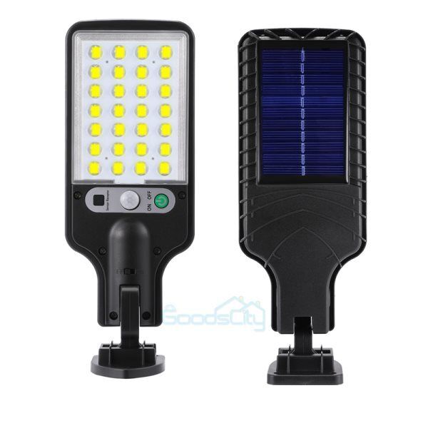 ny 2000W kommerciel Solar Street Flood Light Udendørs Dusk to Dawn vejlampe + stang