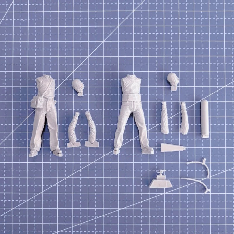 1/32 Resin Model Kit US NAVY Aircraftcarrier Team 2 Figure Unassembled Unpainted 07FC0E-D4 - KOEEK