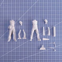 1/32 Resin Model Kit US NAVY Aircraftcarrier Team 2 Figure Unassembled Unpainted 07FC0E-D4 - KOEEK