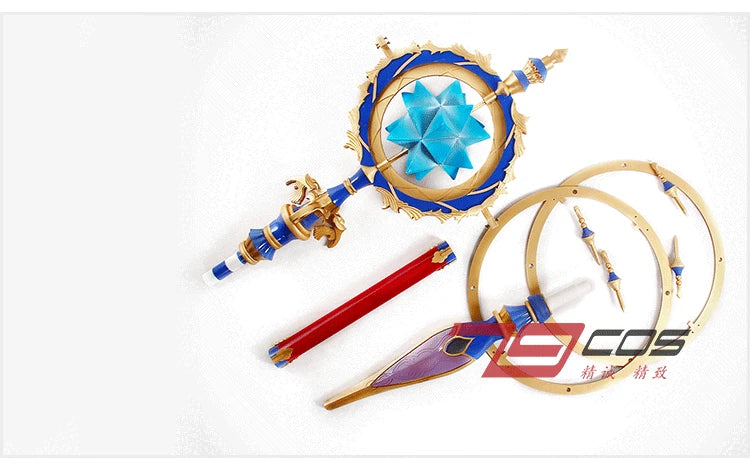 Fate/Grand Order FGO Leonardo da Vinci Anime Cosplay Walking Stick Wand Prop 07FC0E-D4 - KOEEK