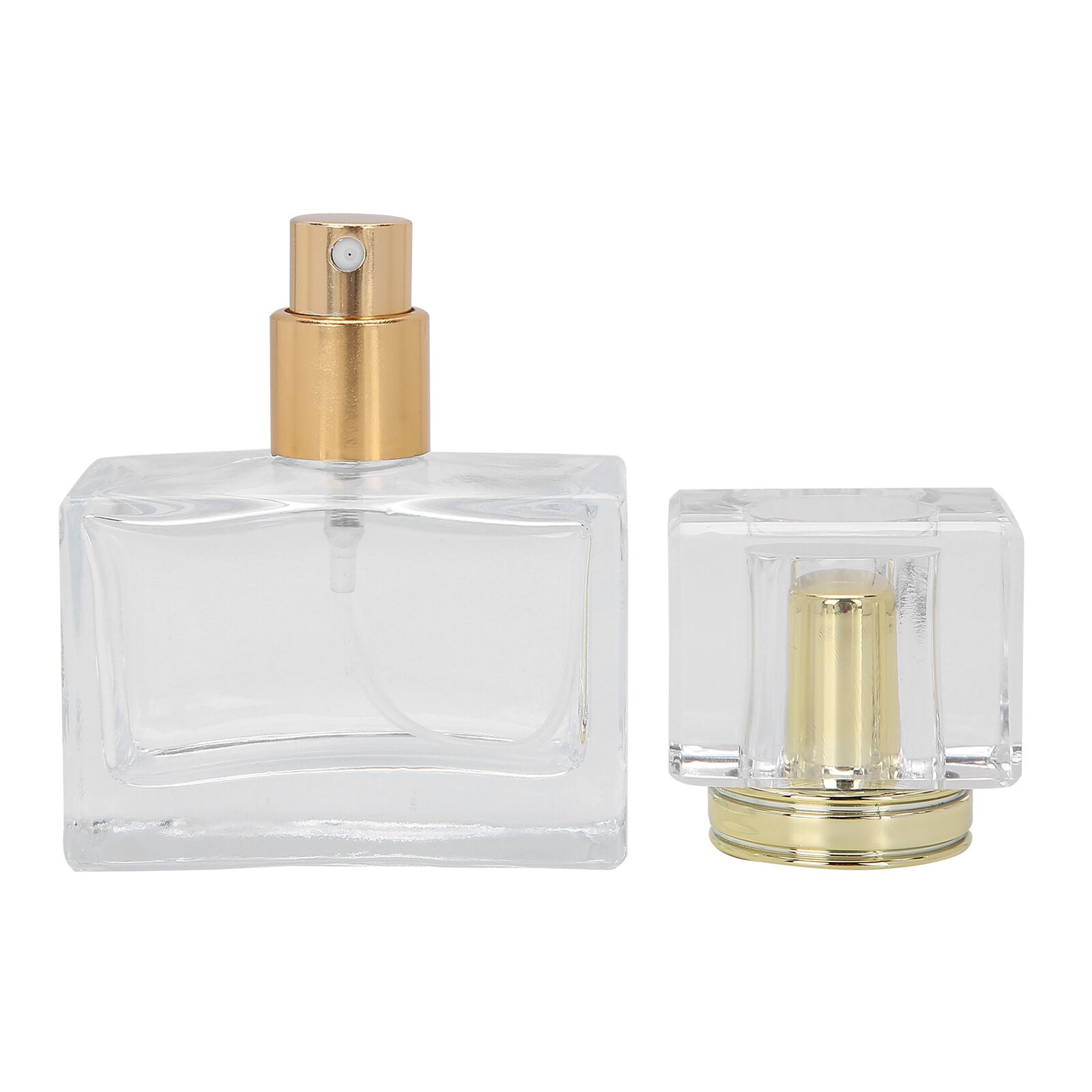 new 3pcs Empty Perfume Bottle Refillable Perfume Spray Bottle Dispenser(Gold ) HGF koeek - KOEEK