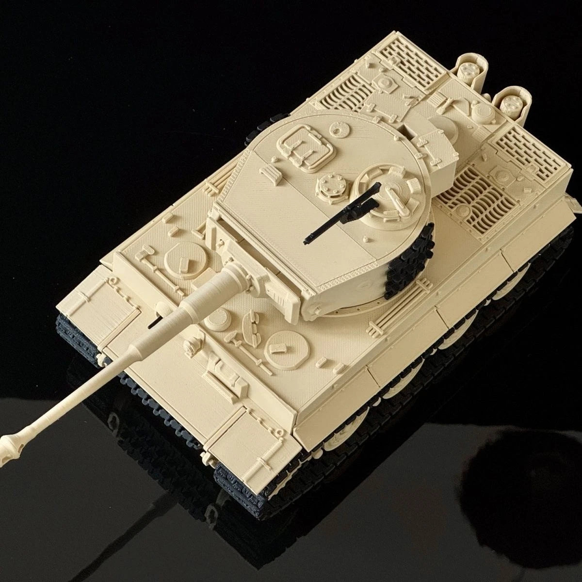 1/35 Tiger E Heavy Tank 3D Printed Assemble Model Turret Barrel Track Movable 07FC0E-D4 - KOEEK