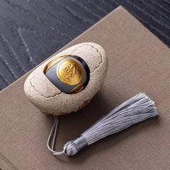 1Pc Auspicious Wealth Ornament Wealth Attraction Yuanbao Tea Pet Decoration 07FC0E-D4 - KOEEK