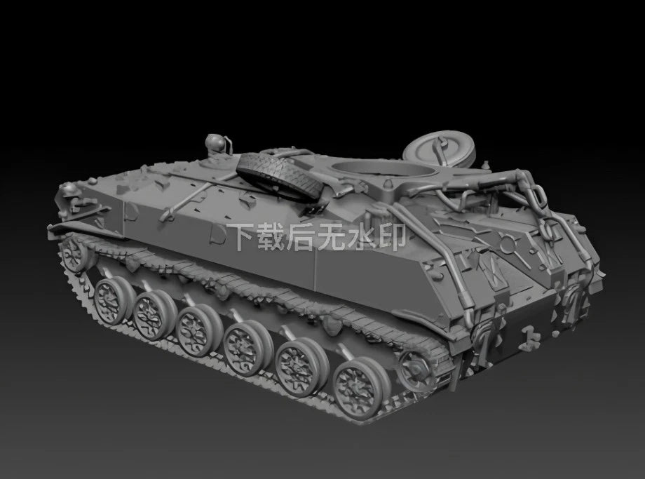 3D Printing 1/72 Soviet BTR-ZD ZU-23-2 tank Model Unpainted 07FC0E-D4 - KOEEK