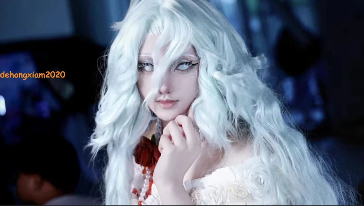 Identity V Mary Bloody Queen Women Cosplay Costumes Girl White Dress Halloween 07FC0E-D4 - KOEEK