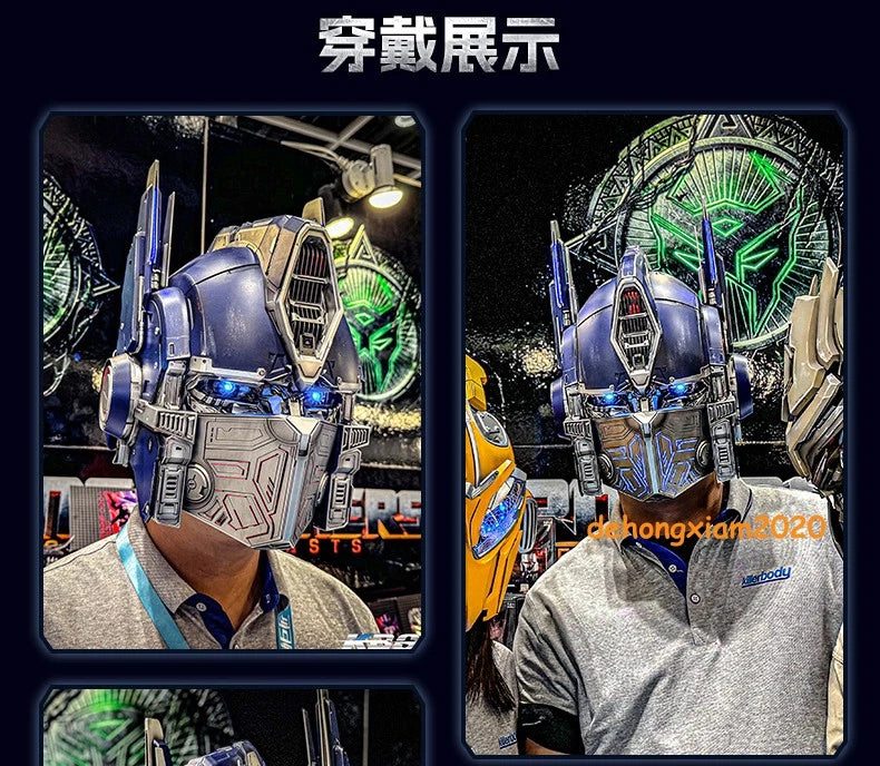 Killerbody Wearable Optimus Prime Helmet Mask Sound Effect Touch Cosplay Props KILLERBODY - KOEEK