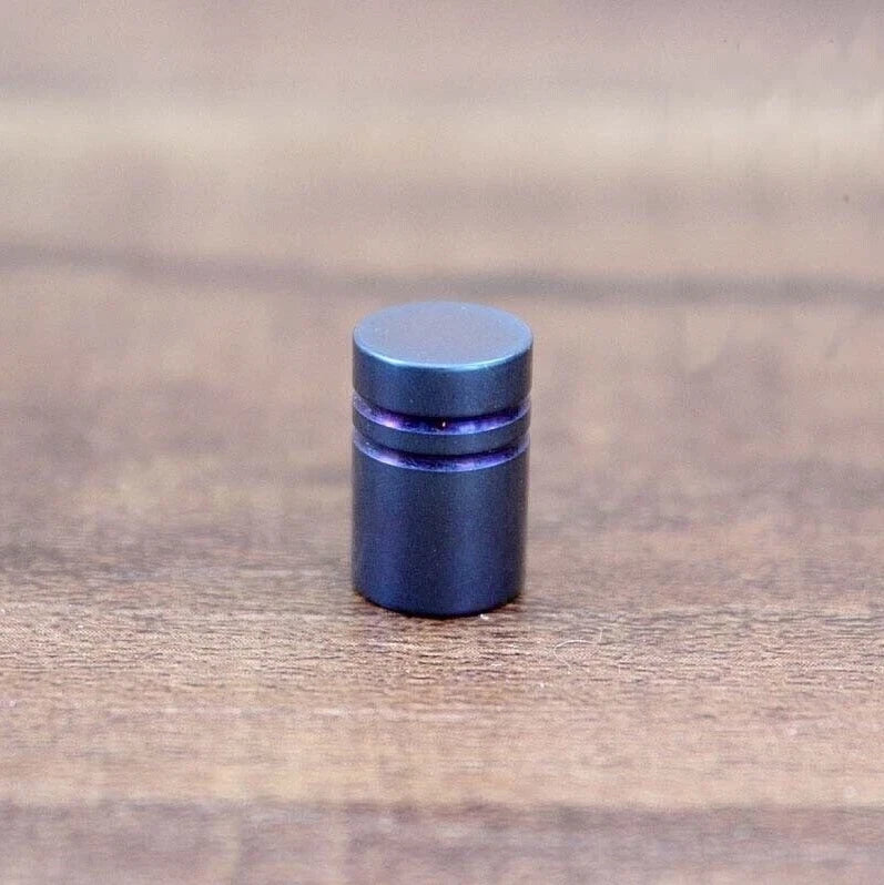 4PCS Titanium Alloy Universal Tire Valve Dust Cap Air Nozzle Cap for Car Bicycle 07FC0E-D4 - KOEEK