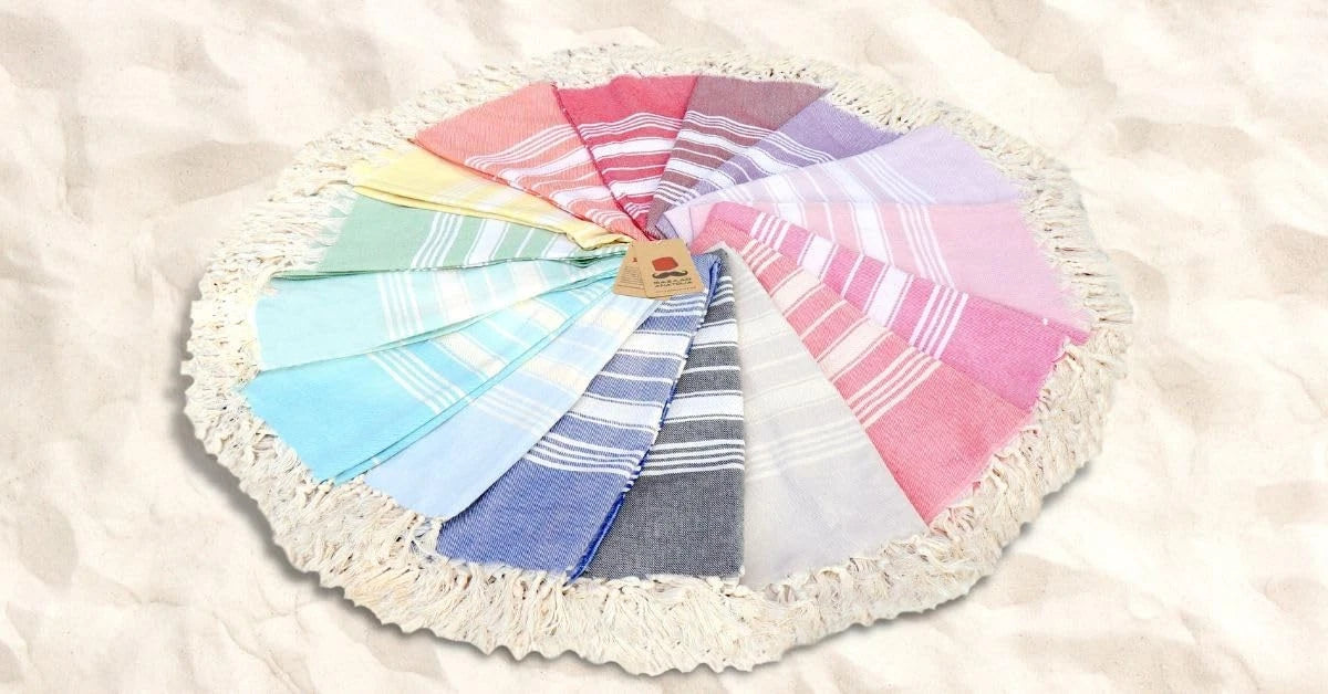 Beach towel –  cotton, quick-drying, sand-resistant towel 07FC0E-D4 - KOEEK