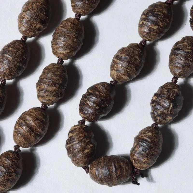 10mm Vietnam Nha Trang Black Kyara Agarwood Bead Necklace Prayer Beads Car Hang 07FC0E-D4 - KOEEK
