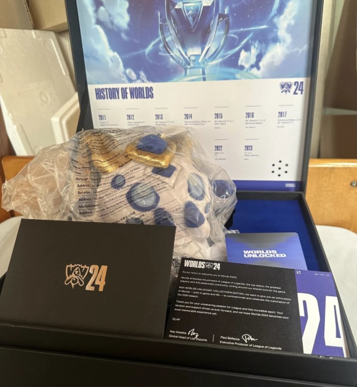 2024 WORLDS Unlocked: Collector's Edition League of Legends  Set IN BOX 07FC0E-D4 - KOEEK
