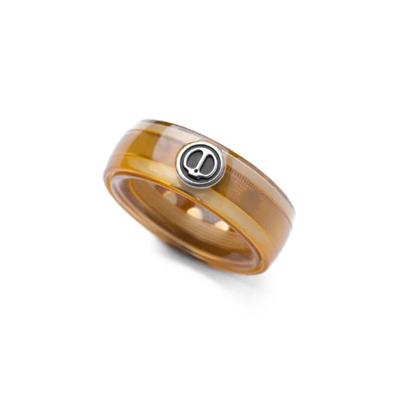 LAUTIE Titanium Zirconium Alloy 17mm/18.5mm/20mm Mechanic-I Fidget Ring EDC Gift 07FC0E-D4 - KOEEK