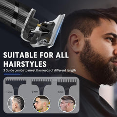 new Mens Beard Trimmer, Zero Gapped T Blade Liners, Cordless Hair B-black 07FC0E-D4 - KOEEK