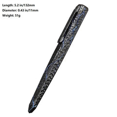 Handmade Titanium Pocket BallPoint Pen Signature Writing Pen Business Office EDC 07FC0E-D4 - KOEEK