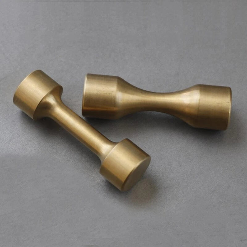 Brass Worry Bead Begleri Finger Skill Fidget Toy Stress Knucklebone Fidget Toys 07FC0E-D4 - KOEEK