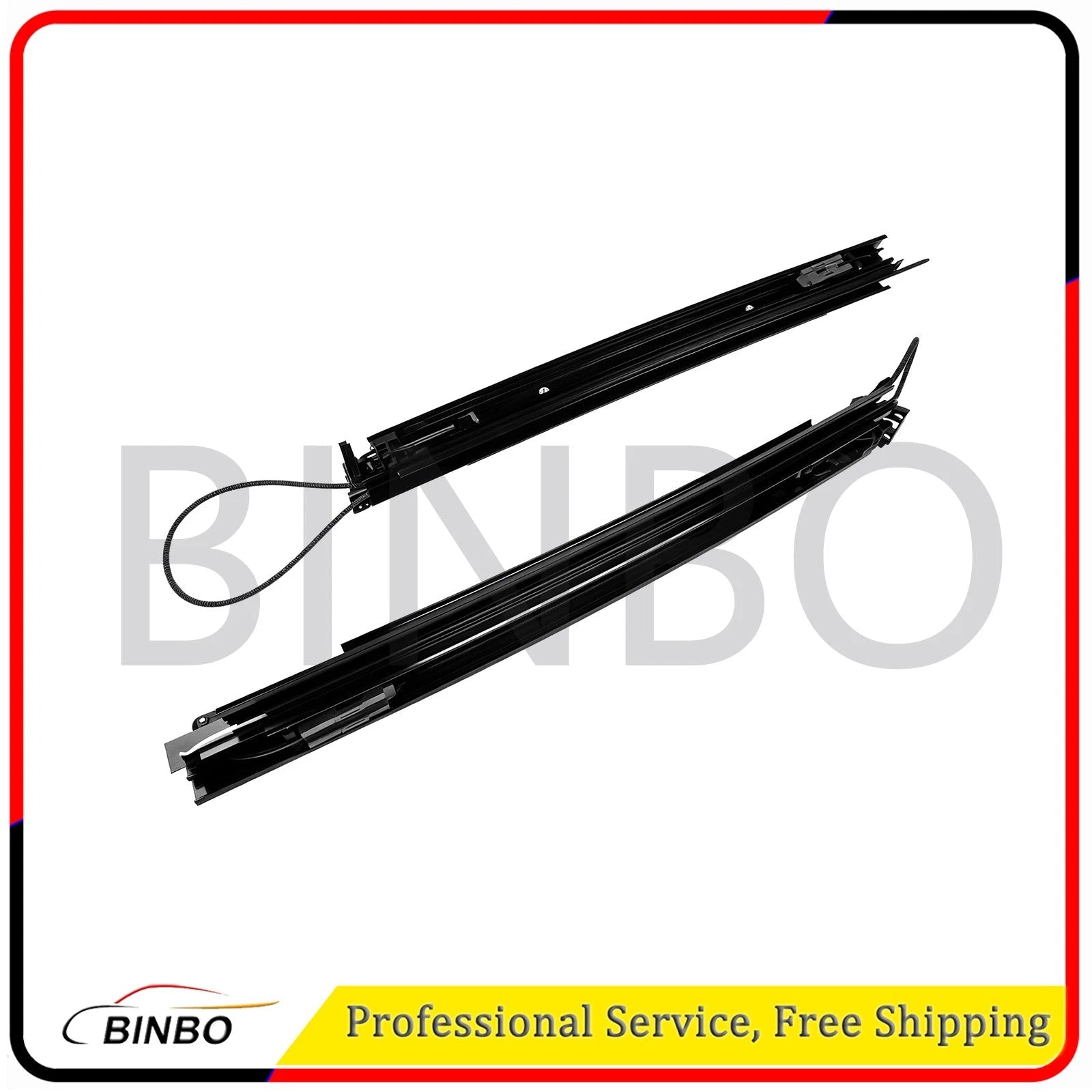 For 2014-2020 Mercedes A/CLA-Class W176 C117 Pair L+R Panoramic Sunroof Tracks 07FC0E-D4 - KOEEK