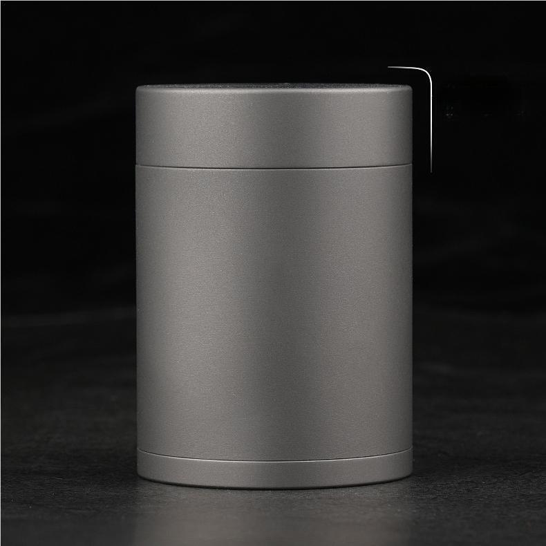 Titanium Waterproof Pill Case Container Holder Jewelry Tea Storage Can Box EDC 07FC0E-D4 - KOEEK