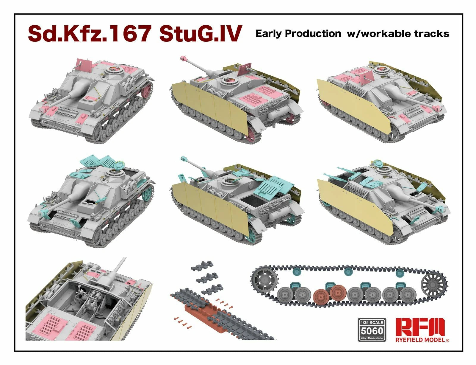 RYEFIELD MODEL RFM RM-5060 1/35 Sd.Kfz.167 StuG.IV Early Production RYEFIELD_MODEL - KOEEK