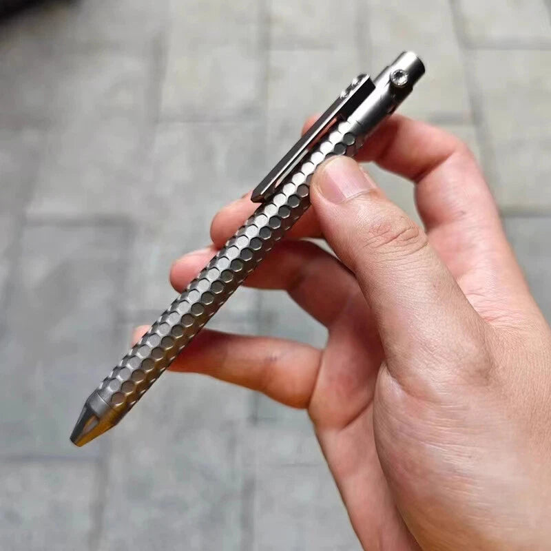 Five Styles All TC4 Titanium Alloy Business Signature outdoor Tool Gift Gel Pen 07FC0E-D4 - KOEEK