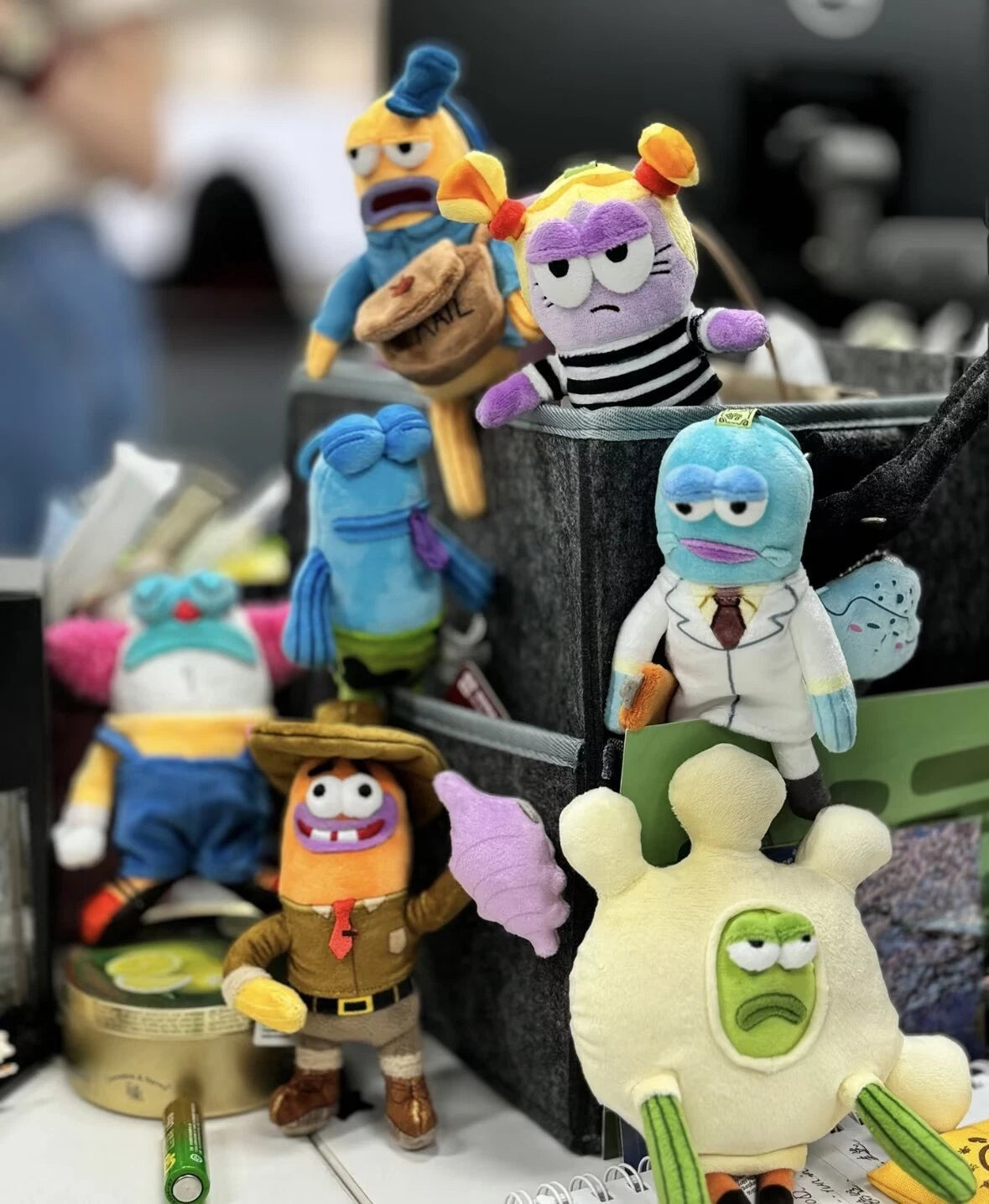 Authentic GONG Bikini Bottom Buddies Series 2 Blind Box Plush Keychain Figures 07FC0E-D4 - KOEEK