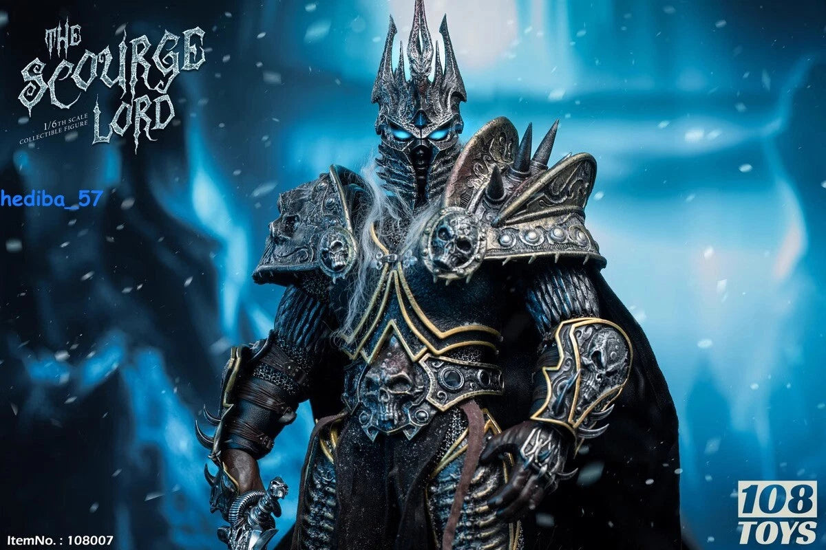 108Toys WOW Lich King 1/6 Action Figure Collection Model LED Eyes INSTOCK 07FC0E-D4 - KOEEK