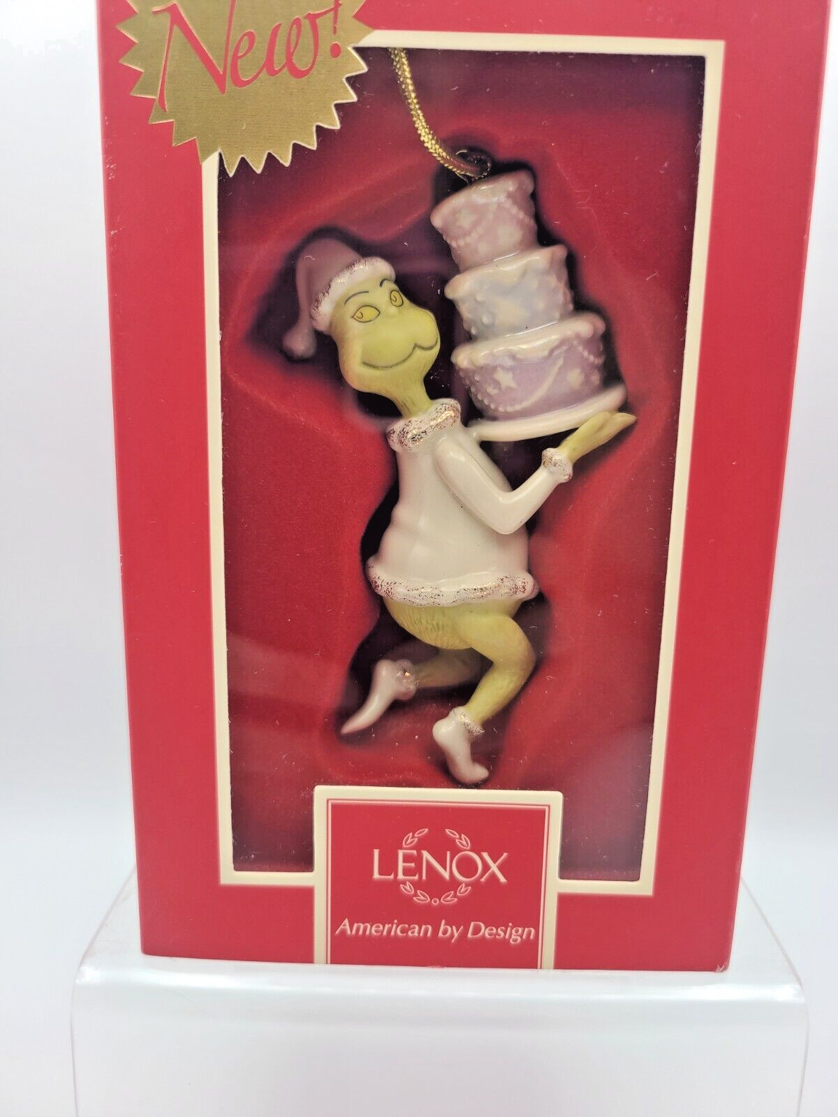 Lenox " Grinch  Takes the Cakes"  Christmas Ornament - Dr Seuss LENOX - KOEEK