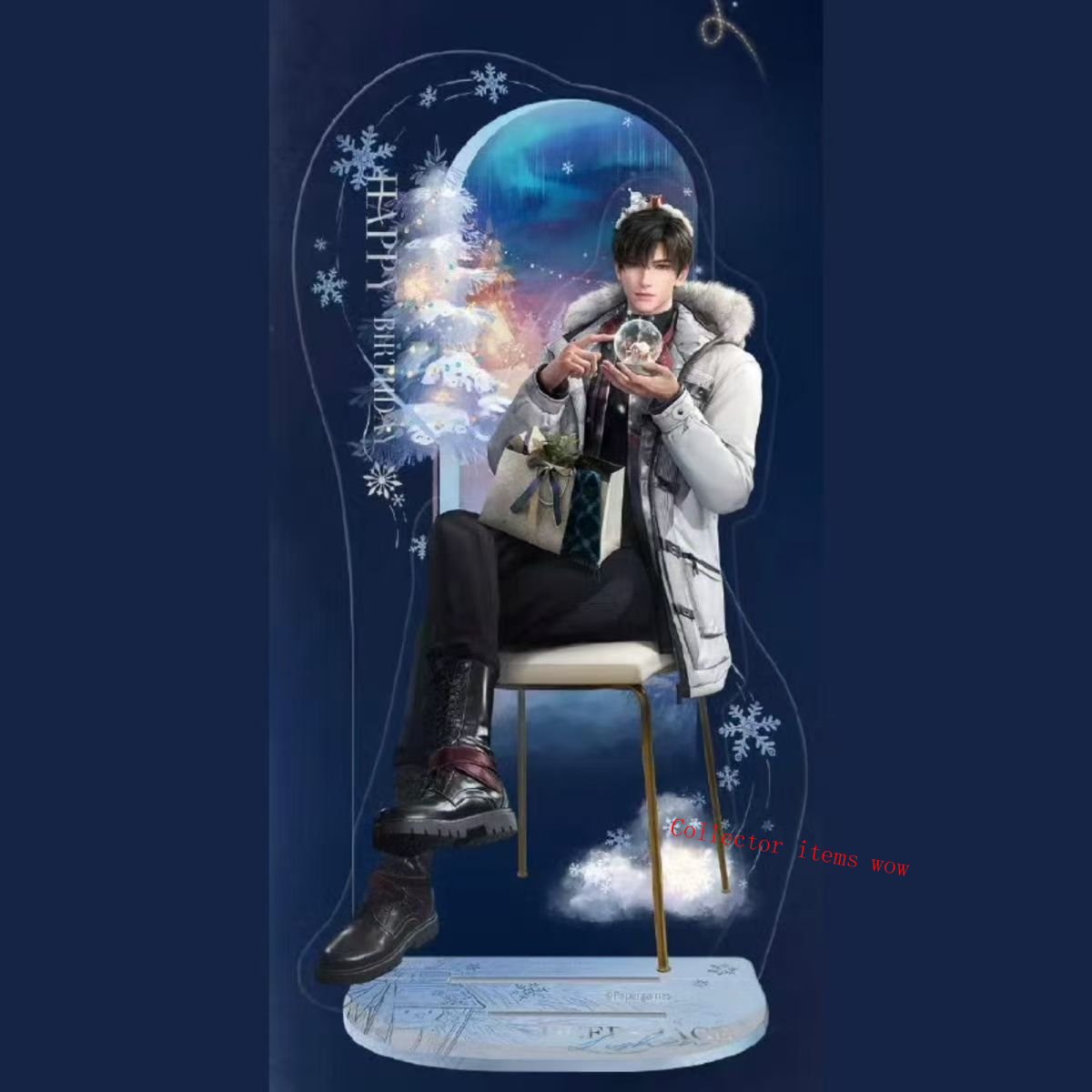 Love and Deepspace Zayne Birthday a 10cm Acrylic Pendant Keychain Gift 07FC0E-D4 - KOEEK