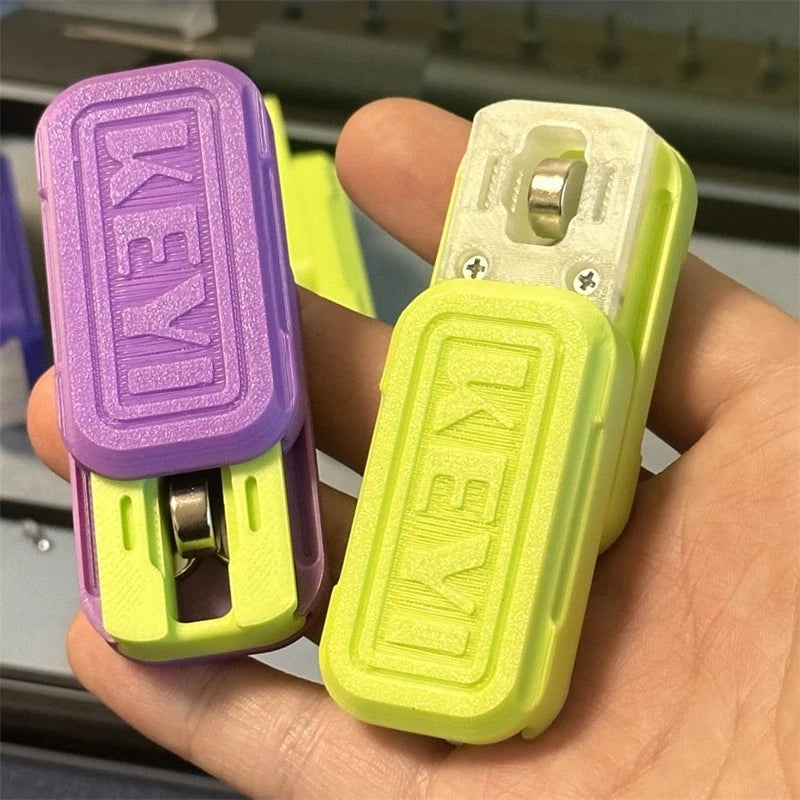Novel Vibrating EDC Fidget Slider Stylish Plastic Mechanical Push Fidget Toys 07FC0E-D4 - KOEEK