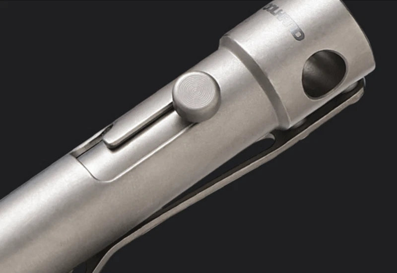 EDC Titanium Practical Ballpoint Pen Working Signature Pocket Pen with 5 Refills 07FC0E-D4 - KOEEK