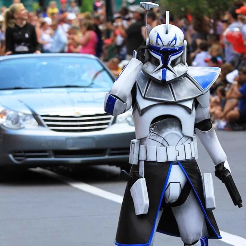 Star Wars Captain Rex Cosplay Wearable Armor Self Assembling Coloring EVA Prop 07FC0E-D4 - KOEEK
